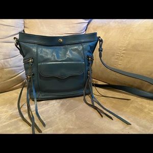 Rebecca Minkoff Crossbody genuine Leather with Tassels and spare tassle included